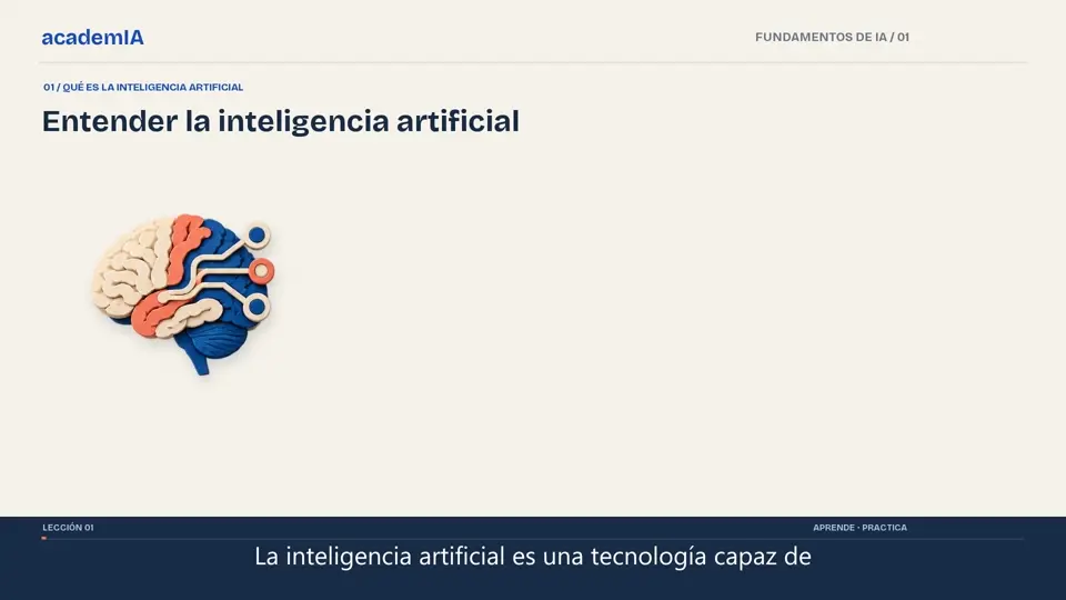 Clase: ¿Qué es realmente la IA?
